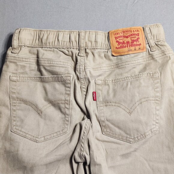 Levi's jogger boys size 16 reg, (28/30) cream colour elastic waistband, tapered - Picture 4 of 13